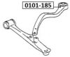 ASVA 0101-185 Control Arm-/Trailing Arm Bush
